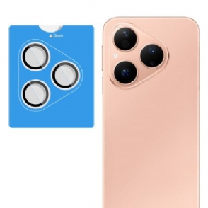 Lensbeschermer Van Gehard Glas Voor Huawei Pura 80 Met Zelfpositionerend Frame (zwarte Cirkels)