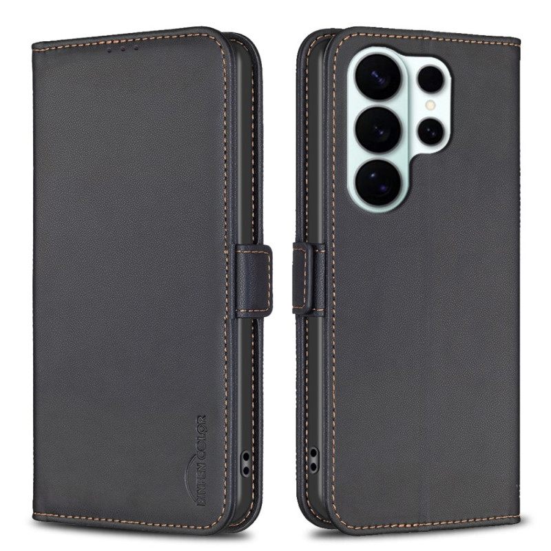 Flip Case Leren Samsung Galaxy S26 Ultra Binfen-kleur