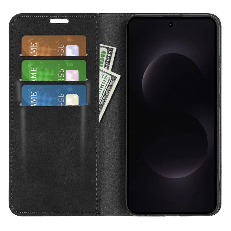 Folio-hoesje Samsung Galaxy S26 Ultra Lederen Stijl