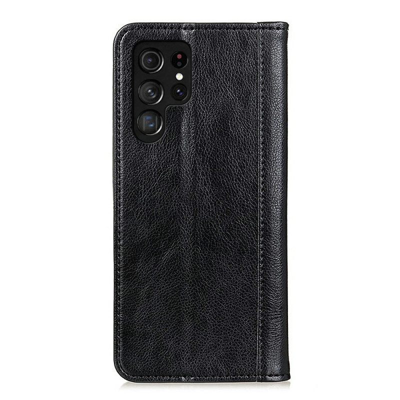 Folio-hoesje Samsung Galaxy S26 Ultra Splitleer Bescherming Hoesje