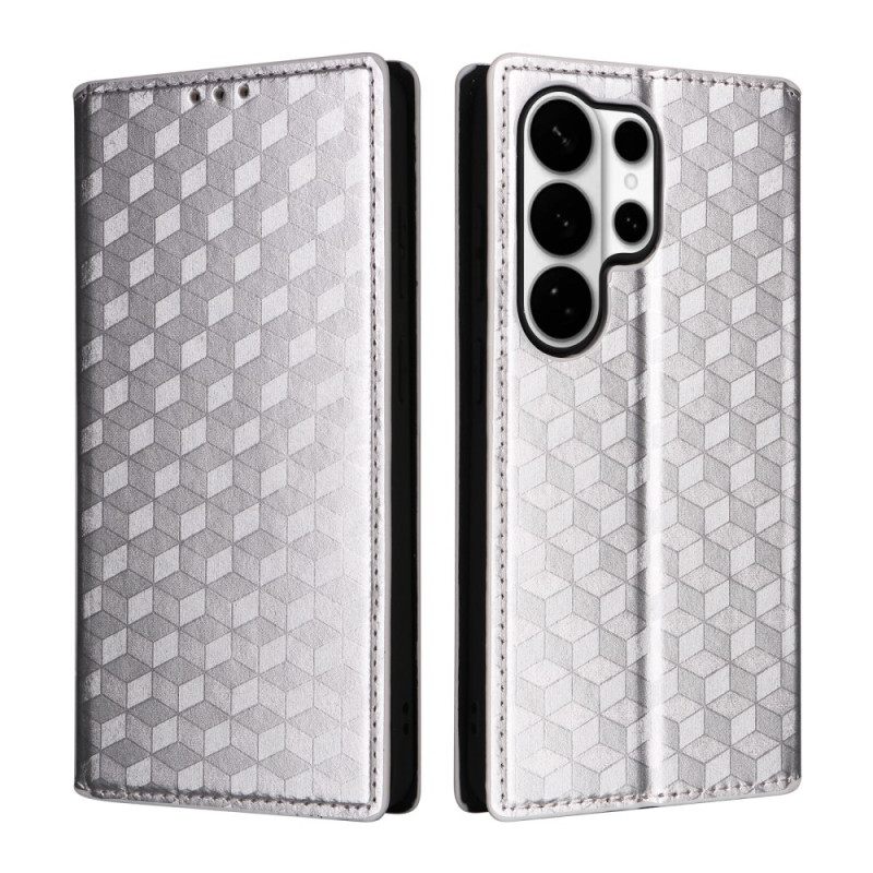 Folio-hoesje Samsung Galaxy S26 Ultra Telefoonhoesje Diamantpatroon