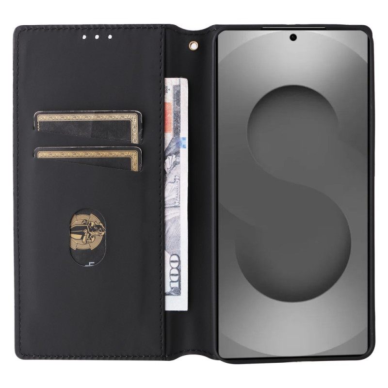 Folio-hoesje Samsung Galaxy S26 Ultra Telefoonhoesje Diamantpatroon