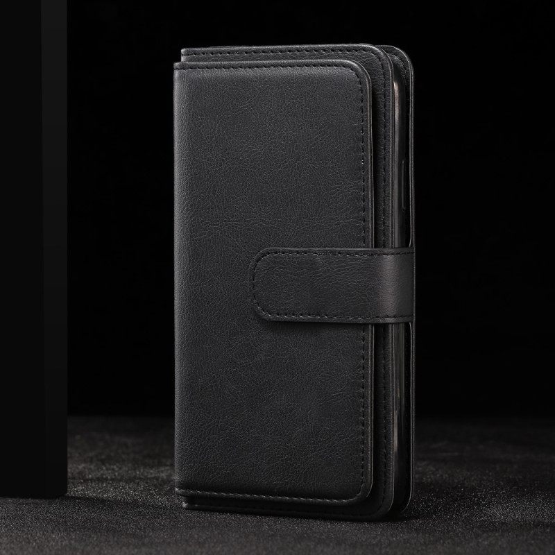 Folio-hoesje Samsung Galaxy S26 Ultra Telefoonhoesje Kaarthouder Voor 10 Kaarten