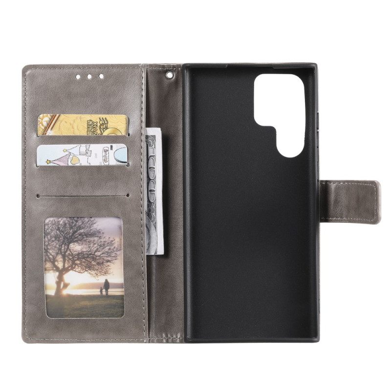 Folio-hoesje Samsung Galaxy S26 Ultra Telefoonhoesje Zonnemandala