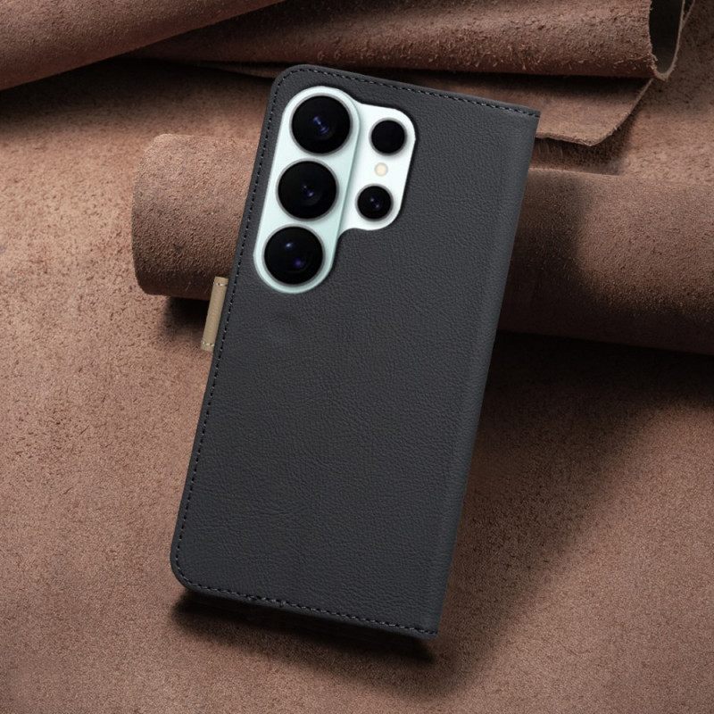 Leren Hoesje Samsung Galaxy S26 Ultra Binfen Kleur Bloemendesign Bescherming Hoesje