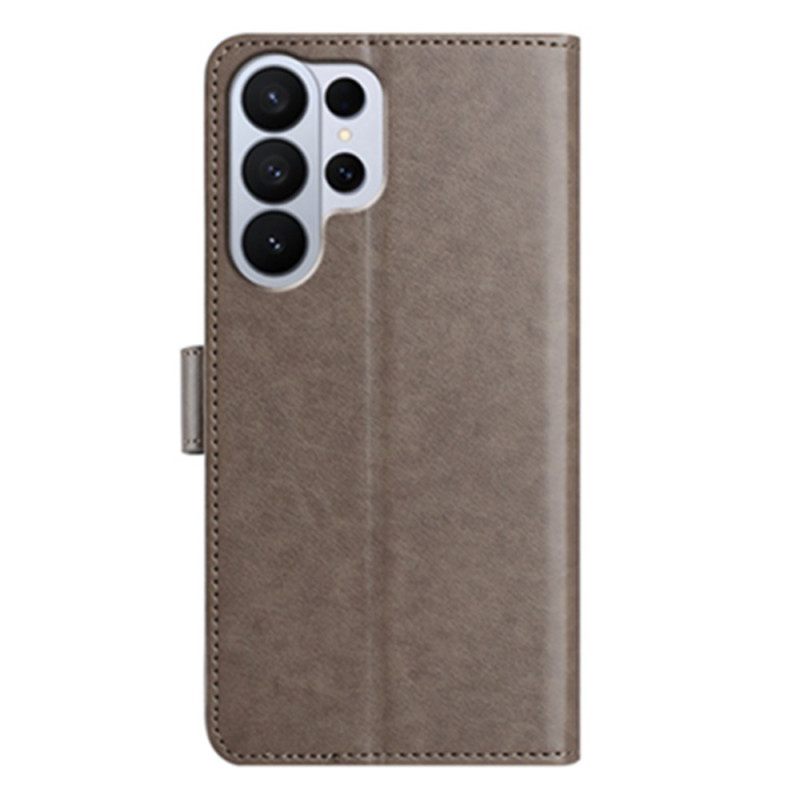 Leren Hoesje Samsung Galaxy S26 Ultra Kunstleer Met 8 Kaartsleuven