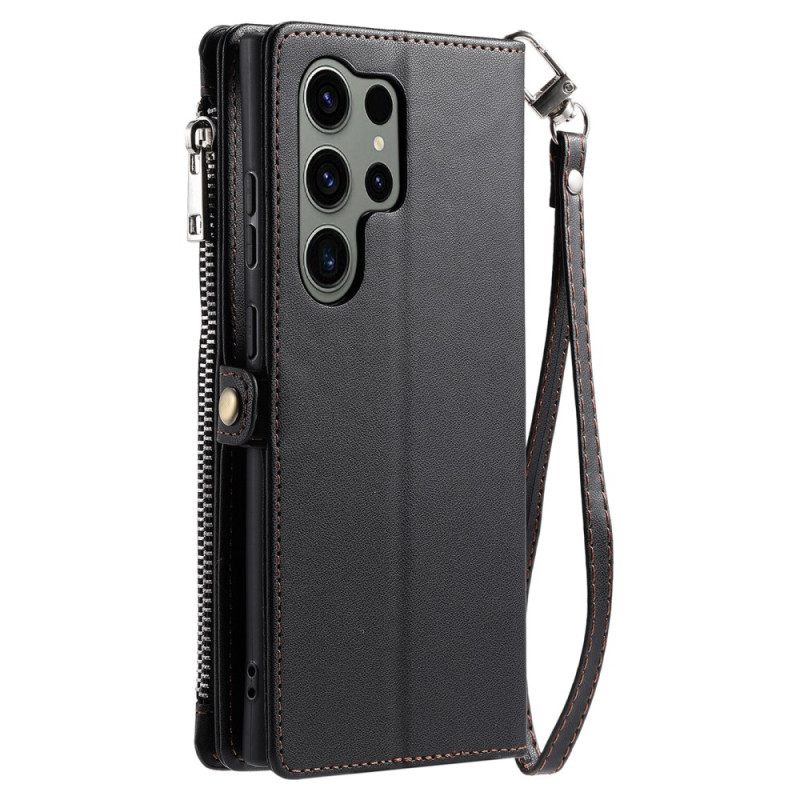 Leren Hoesje Samsung Galaxy S26 Ultra Premium Ontwerp Bescherming Hoesje