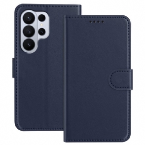 Leren Hoesje Samsung Galaxy S26 Ultra Stiksels