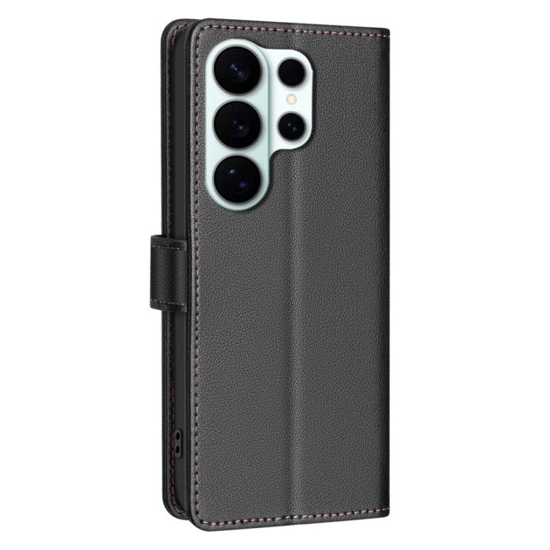 Leren Hoesje Voor Samsung Galaxy S26 Ultra Klassieke Binfen-kleur