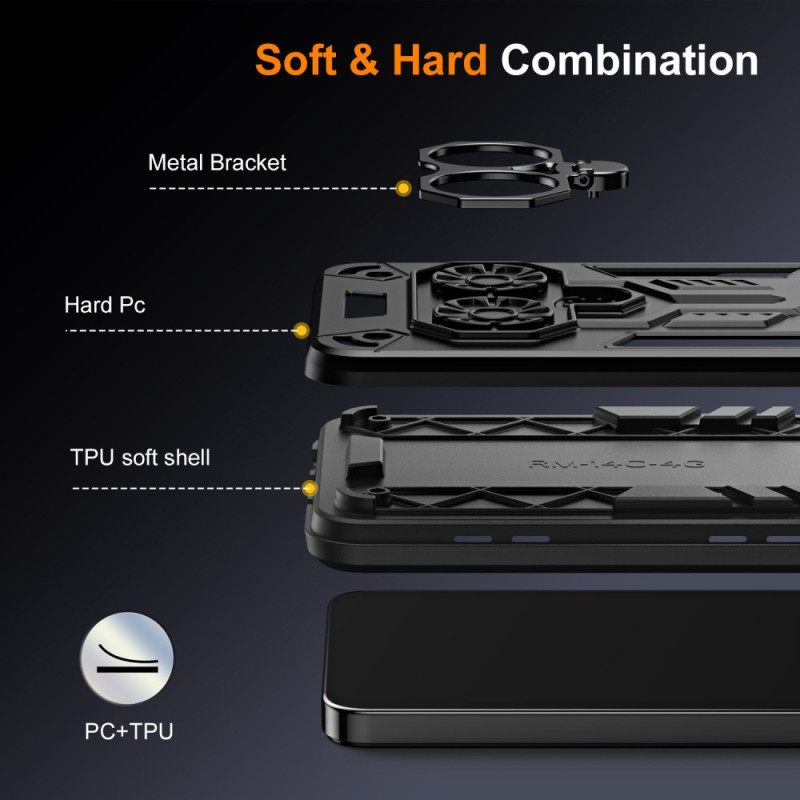 Hoesje Vivo V50e 5g Robuust Met Standaard Bescherming Hoesje