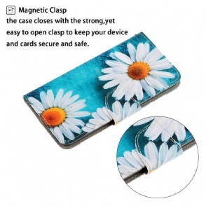 Flip Case voor Samsung Galaxy A12 Daisy