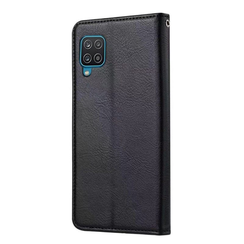 Folio-hoesje voor Samsung Galaxy A12 Anti-fall Kunstleer Stand Case