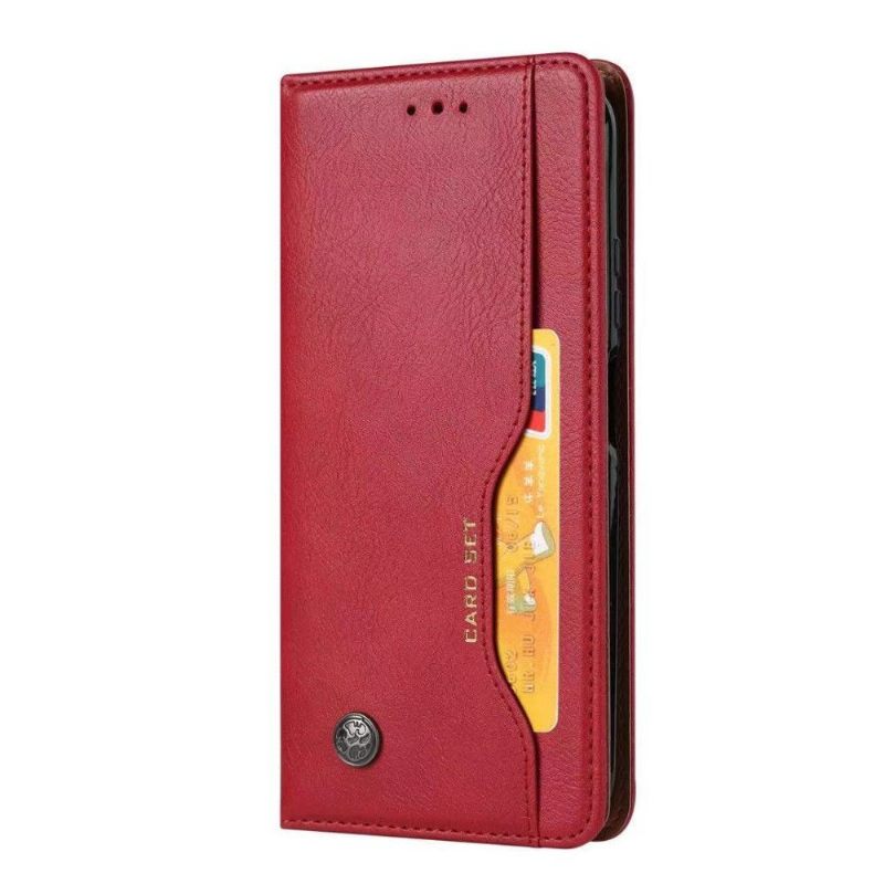 Folio-hoesje voor Samsung Galaxy A12 Anti-fall Kunstleer Stand Case