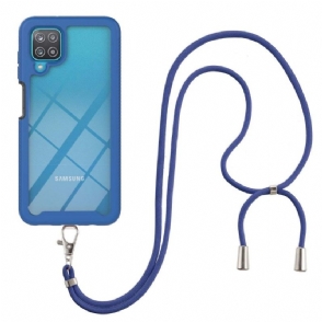 Hoesje voor Samsung Galaxy A12 Anti-fall Met Koord Stedelijke Serie