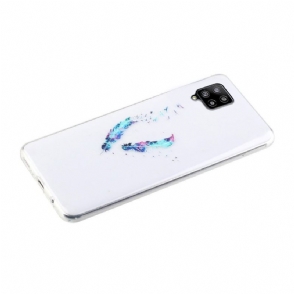Hoesje voor Samsung Galaxy A12 Veren En Vogels