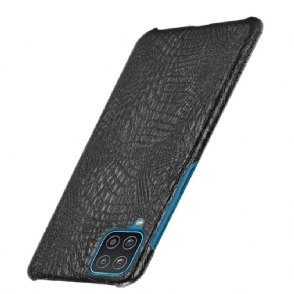 Telefoonhoesje voor Samsung Galaxy A12 Krokodil-effect