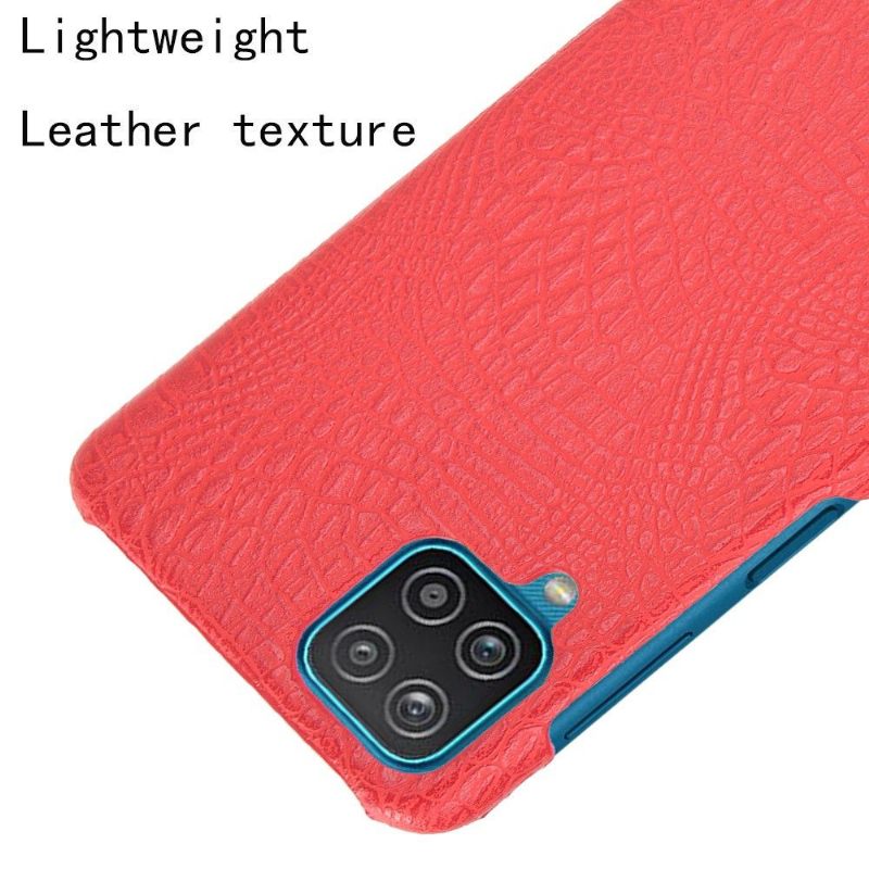 Telefoonhoesje voor Samsung Galaxy A12 Krokodil-effect