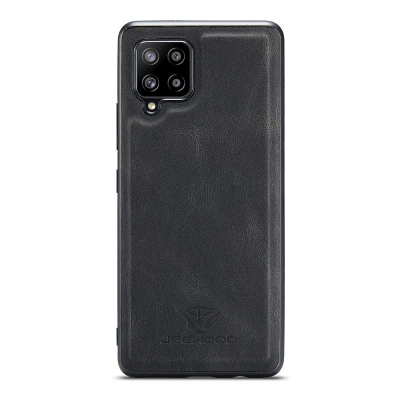 Telefoonhoesje voor Samsung Galaxy A12 Ledereffect + Verwijderbare Kaarthouder