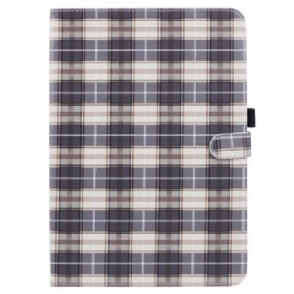 Flip Case Leren Xiaomi Pad 6s Pro Rasterpatroon