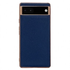 Hoesje voor Google Pixel 7 Echte Lederen Kleur