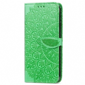 Leren Hoesje voor Google Pixel 7 Stammen Bladeren