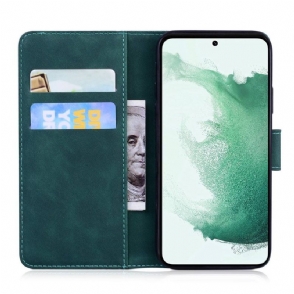 Folio-hoesje voor Samsung Galaxy M33 5G Tijger Met Reliëf