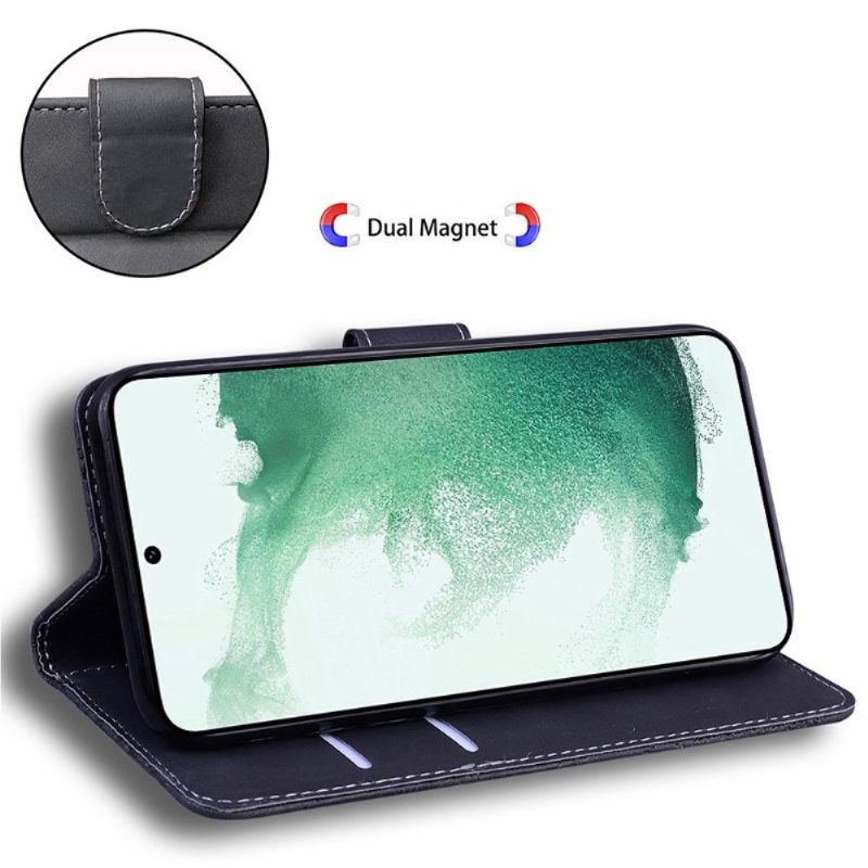 Folio-hoesje voor Samsung Galaxy M33 5G Tijger Met Reliëf