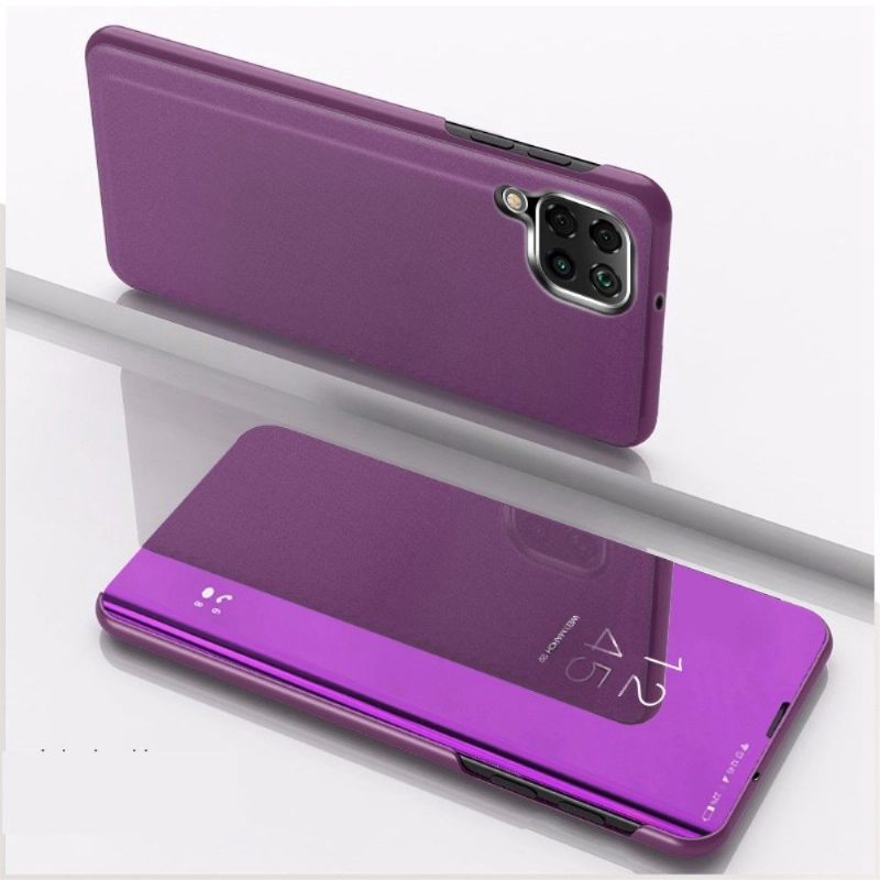 Hoesje voor Samsung Galaxy M33 5G Anti-fall Folio-hoesje Spiegeleffect