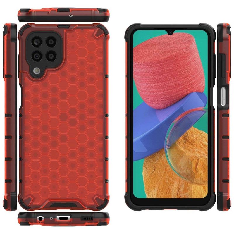 Hoesje voor Samsung Galaxy M33 5G Honingraatontwerp