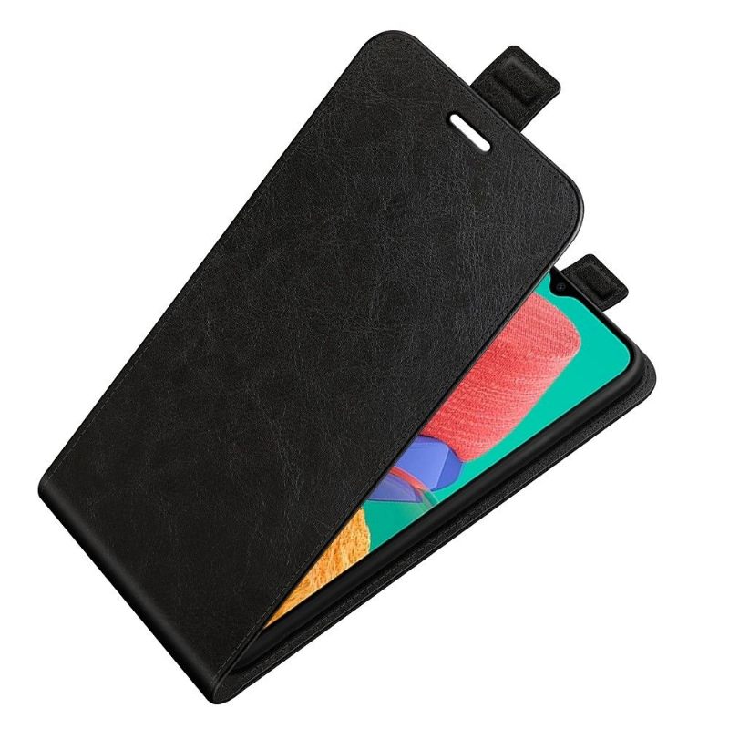 Leren Hoesje voor Samsung Galaxy M33 5G Bescherming Folio-hoesje Verticaal Kunstleer