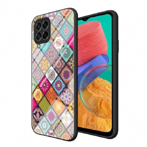 Telefoonhoesje voor Samsung Galaxy M33 5G Bescherming Mandala-caleidoscoop Met Standaard