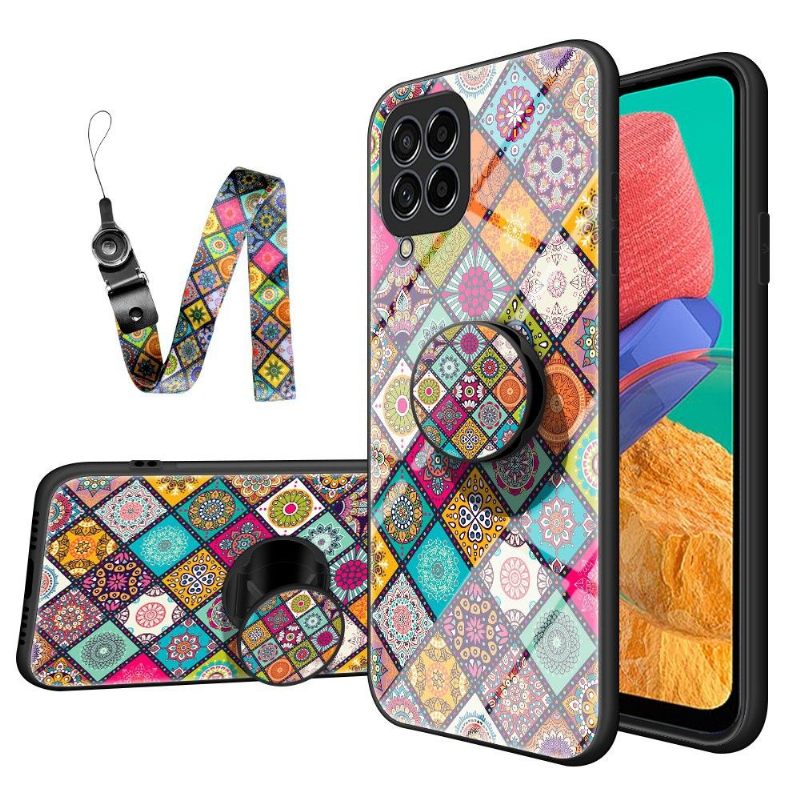 Telefoonhoesje voor Samsung Galaxy M33 5G Bescherming Mandala-caleidoscoop Met Standaard