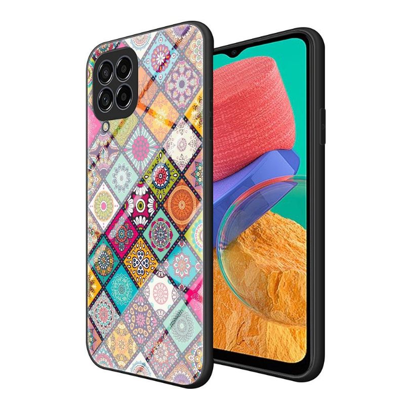 Telefoonhoesje voor Samsung Galaxy M33 5G Bescherming Mandala-caleidoscoop Met Standaard