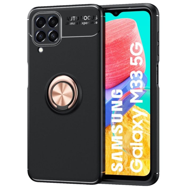Telefoonhoesje voor Samsung Galaxy M33 5G Siliconen Met Roterende Ondersteuning