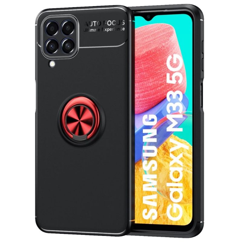 Telefoonhoesje voor Samsung Galaxy M33 5G Siliconen Met Roterende Ondersteuning