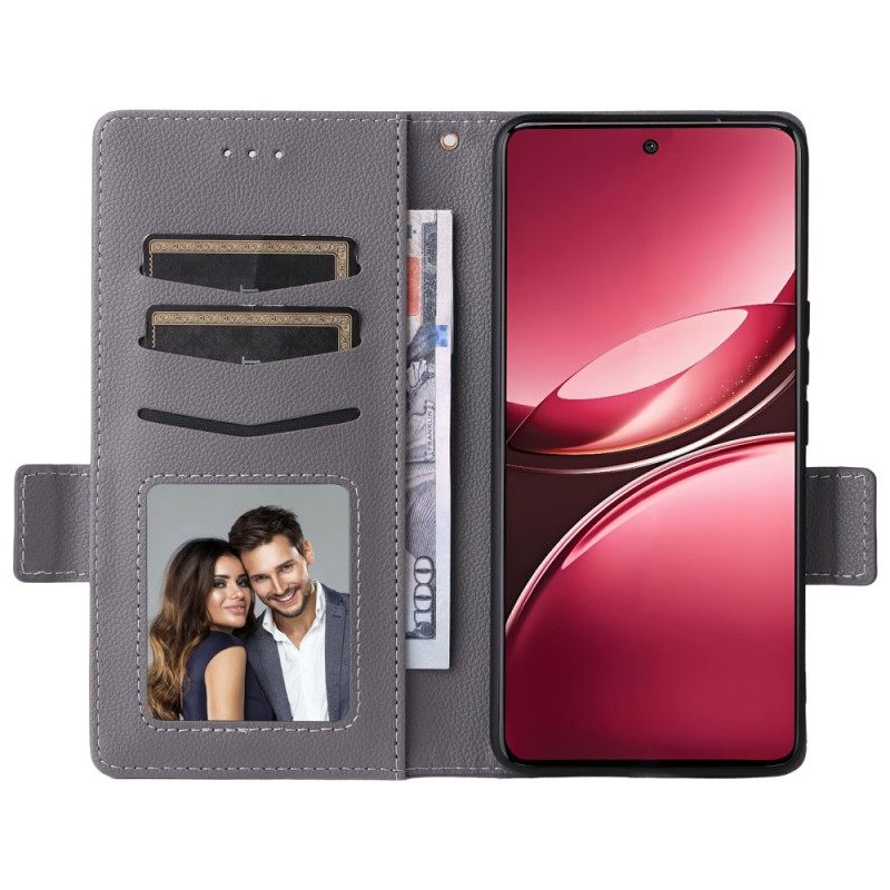 Folio-hoesje Vivo V50 5g Telefoonhoesje Kunstleer Met Riem