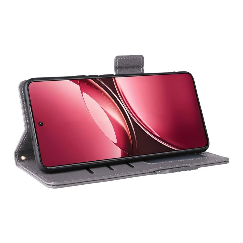 Folio-hoesje Vivo V50 5g Telefoonhoesje Kunstleer Met Riem