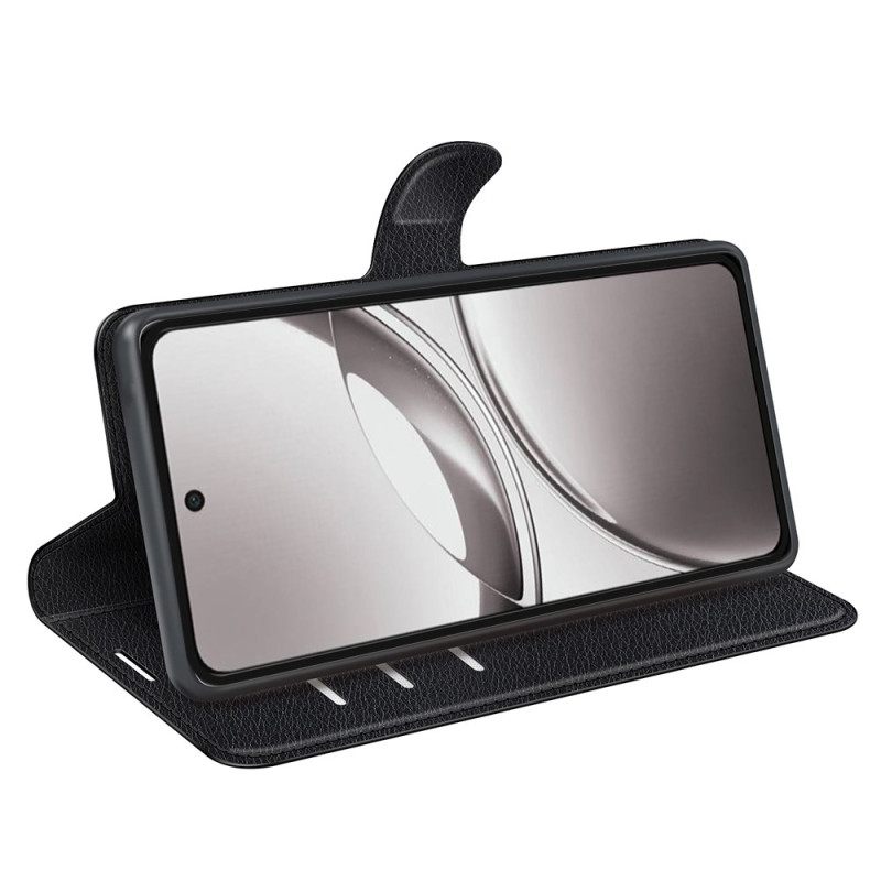 Folio-hoesje Vivo V50 5g Telefoonhoesje Lychee Kunstleer