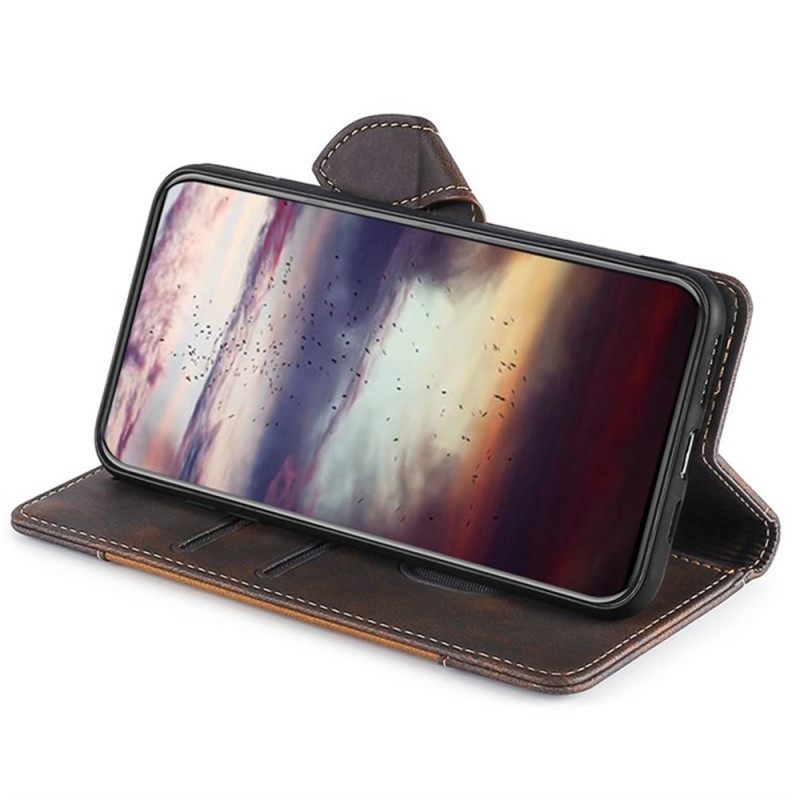 Folio-hoesje Vivo V50 5g Telefoonhoesje Tweekleurig Bloemenpatroon