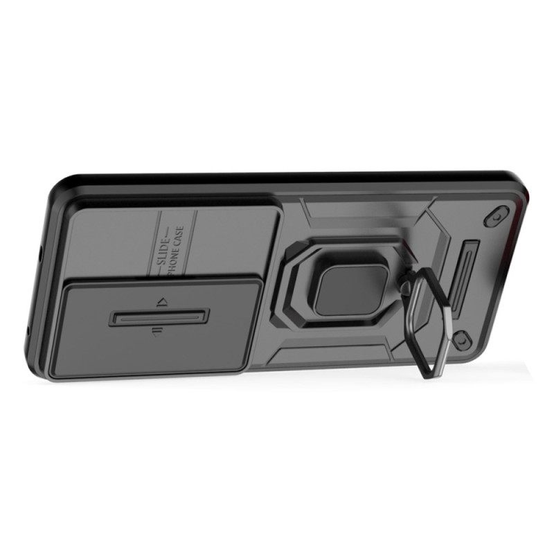 Hoesje Vivo V50 5g Duurzame Ring Met Lensbeschermer