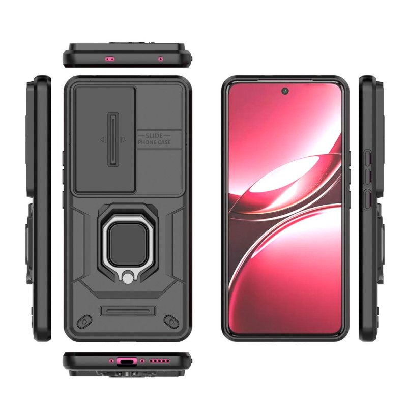 Hoesje Vivo V50 5g Duurzame Ring Met Lensbeschermer