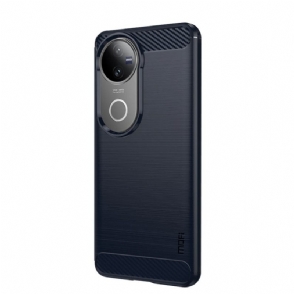 Hoesje Vivo V50 5g Geborsteld Koolstofvezel
