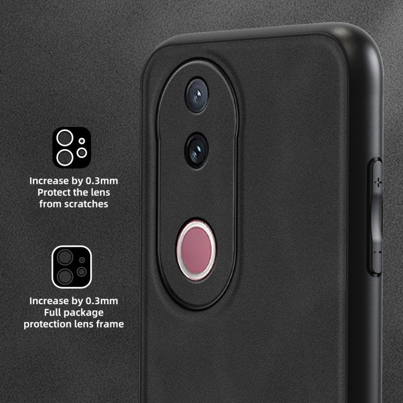 Hoesje Vivo V50 5g Leer Stijl