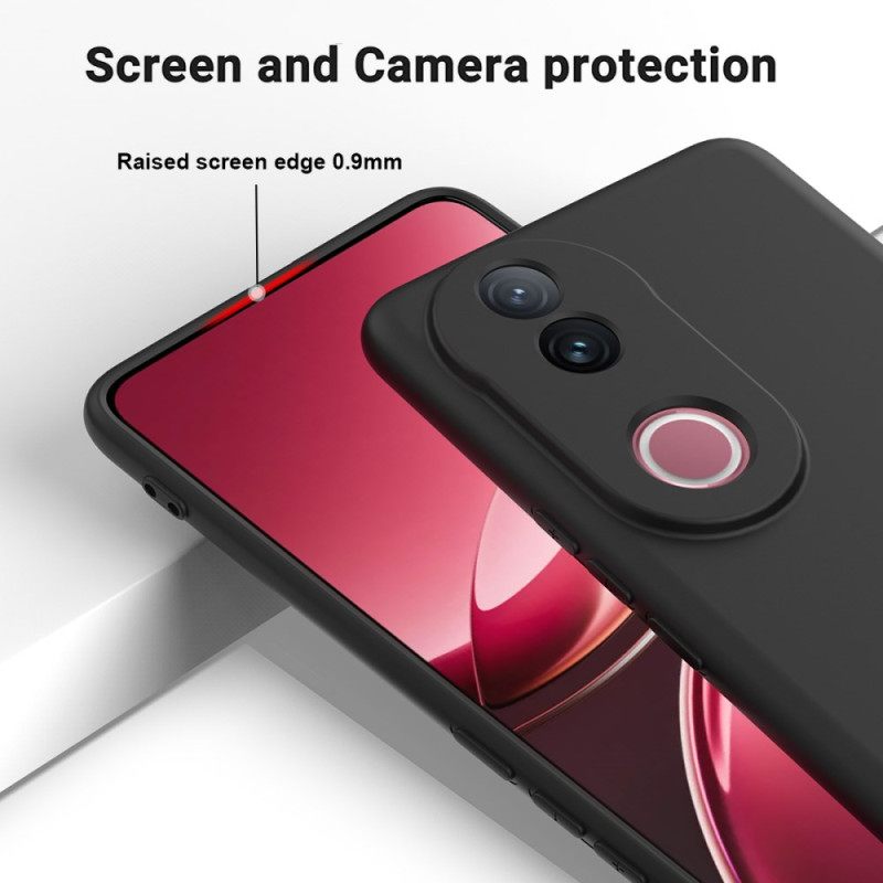 Hoesje Voor Vivo V50 5g Vloeibare Siliconen Band