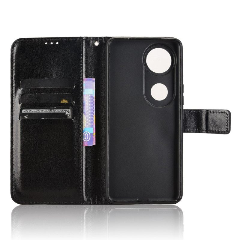 Leren Hoesje Vivo V50 5g Opvallend Kunstleer