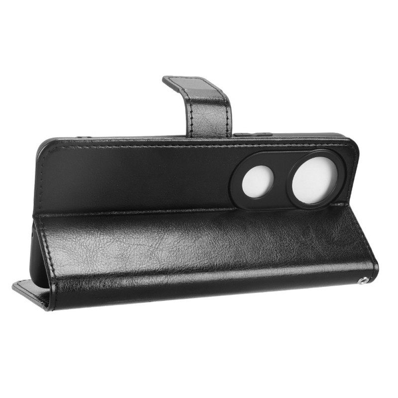 Leren Hoesje Vivo V50 5g Opvallend Kunstleer