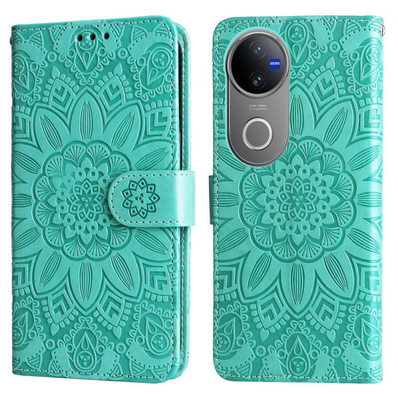 Leren Hoesje Voor Vivo V50 5g Mandala