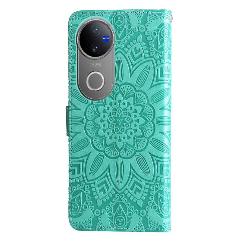 Leren Hoesje Voor Vivo V50 5g Mandala