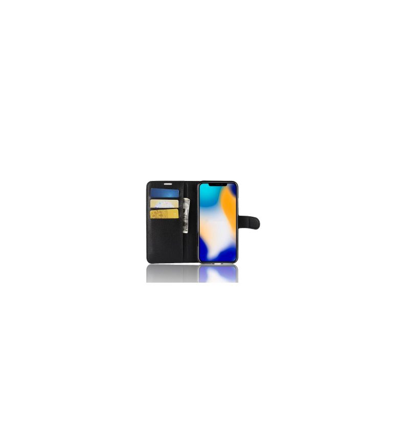 Folio-hoesje voor iPhone XS Max Stijl Lederen Kaarthouder