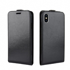 Folio-hoesje voor iPhone XS Max Verticaal Kunstleer